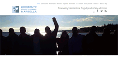 Desktop Screenshot of horizonteproyectohombremarbella.org