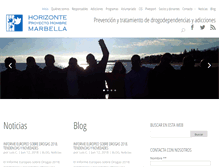 Tablet Screenshot of horizonteproyectohombremarbella.org